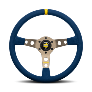 KIEROWNICA MOD.07 BLUE MICROFIBRA 35