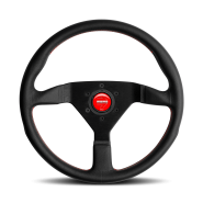 KIEROWNICA MONTECARLO ALCANTARA RED 32 NFC