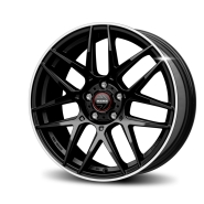 COMPETIZIONE GLOSSY BLACK POL. 8,0X18 5X100 ET40